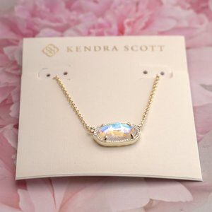 Kendra Scott Elisa Pendant Necklace in Dichroic Glass